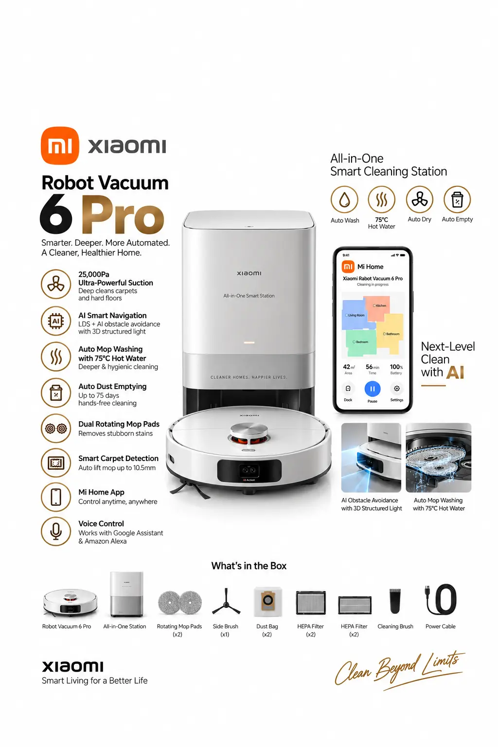 Xiaomi Robot Vacuum 6 Pro
